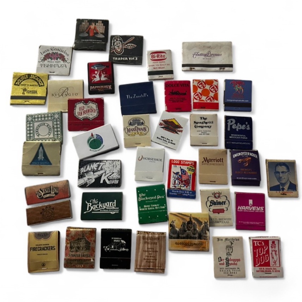 Assorted Vintage Matchbook Collection